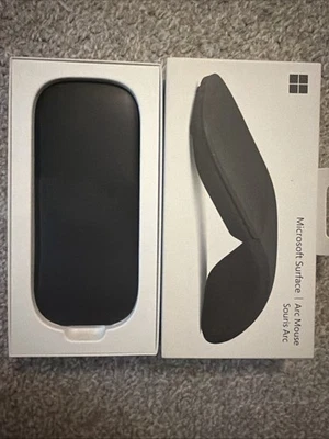 Microsoft Surface Arc Bluetooth Bluetrack Ambidextrous Mouse Black- Wireless - Image 1 of 3