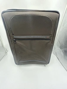 Tumi dark brown alpha CarryOn Luggage 22021b4 W/ Wheels Extendable Handle - Picture 1 of 10