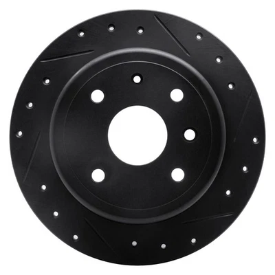 For Suzuki Verona 04-06 Brake Rotor eLINE Drilled & Slotted 1-Piece Rear Foto 1 de 4