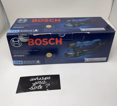 Bosch 6 inch Random Orbit Sander Polisher 7.5 Amp Turbo GET75-6N New in box - Image 1 of 4