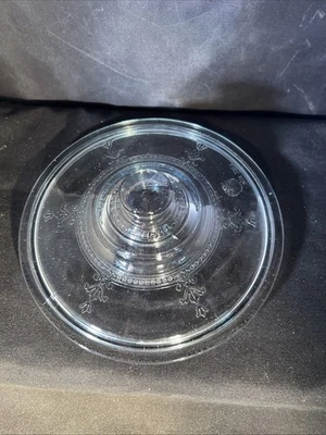 Vintage Fire King Sapphire Blue Philbe Lid ONLY For  One Pint Ovenware 7.25” Dia - Image 1 of 4