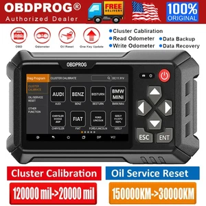 OBDPROG M500 Odometer Correction Diagnostic Cluster Calibration Mileage Oil Rese - Picture 1 of 11