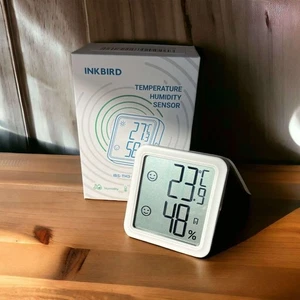 Wlan Thermometer Hygrometer, IBS-TH3 Plus Innenraum-Temperatur-Feuchtigkeitssens - Bild 1 von 5