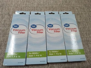 Bissell Vacuum Filter Lot/4 Style 7, 9 & 16 Replacement - Great Value - Picture 1 of 6