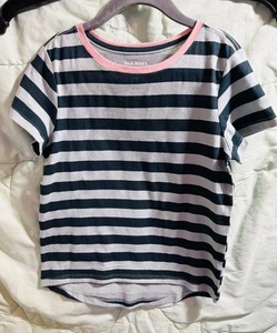 Girls Size 6 Old Navy Striped Shirt - Picture 1 of 3