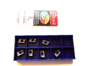 New 7 Pcs - APKT 1003PDTR   Grade LT30 Coated Inserts Techniks - Picture 1 of 3