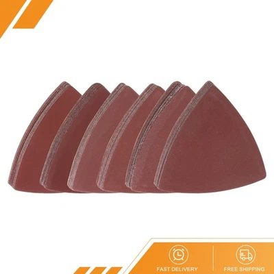 Papel de lija triangular de óxido de aluminio 60 un. 320/400/600/800/1000/1200 granos 80 mm Foto 1 de 4