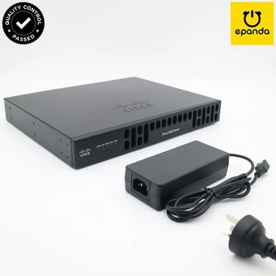 Cisco ISR4221/K9 Dual GigE/SFP WAN IPBase, Security-RTU, 1Y-Wty - Image 1 of 4