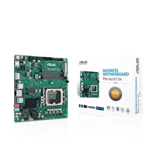 ASUSK Pro H610T D4-CSM Business-Mainboard Sockel Intel LGA 1700 (Thin Mini-ITX, - Afbeelding 1 van 7