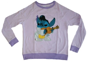 Lilo & Stitch Elvis Junior Women's Pullover Lightweight Sweatshirt NWT  - Picture 1 of 2