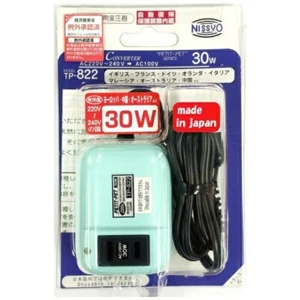 Nissyo TP-822 Transformer Down Transformer 220-240V to 100V, Rated capacity 30W - Picture 1 of 3
