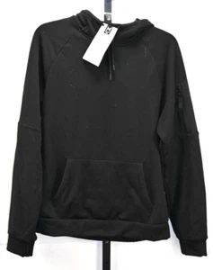 Sudadera con Capucha Member’s Mark Negra Tech Polar Talla S Nueva con Etiquetas Poliéster y Spandex - Imagen 1 de 7