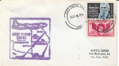 First Flight Cover Fort Smith Ark. to Saint Louis, Mo, December 1965 - Image 1 of 2