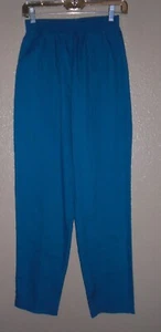 Peaches Scrub Bottoms Medical Uniform Pants Blue Size Small EUC - Picture 1 of 5