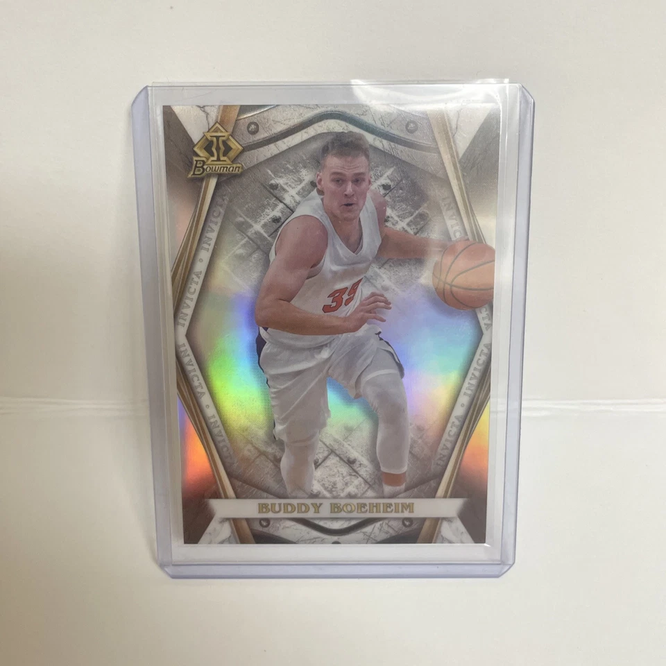 2021-22 Bowman University Basketball Buddy Boeheim Bowman Invicta Refractor - Image 1 of 1