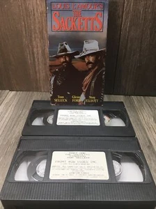 Louis L'Amour The Sacketts (VHS 1 & 2) 1990 - Picture 1 of 12