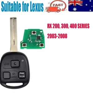 Complete Remote Key Fob Suitable for Lexus Rx 330 Rx350 Rx400 2003 2004 -2008 - Picture 1 of 2