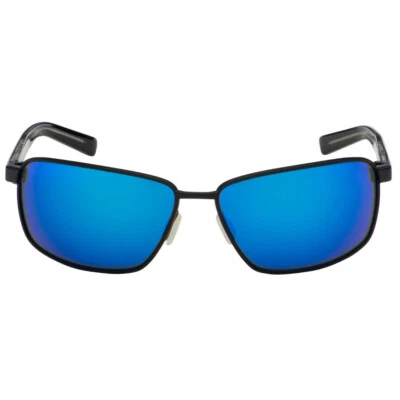 Costa Del Mar Ponce Sunglasses Matte Black/Blue Mirror 580Plastic - Image 1 of 4