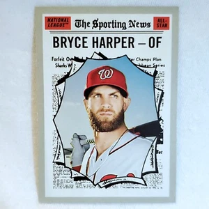 2019 Topps Heritage - #367 Bryce Harper Washington Nationals - Picture 1 of 3