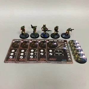 5 COLONIAL MARINES USCM AVP THE HUNT BEGINS ALIENS VS PREDATOR PRODOS PAINTED - Picture 1 of 4