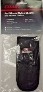 Coast LED Lenser 2011 5" Length Partitioned Nylon Flashlight Sheath w/ Carabiner - Picture 1 of 3
