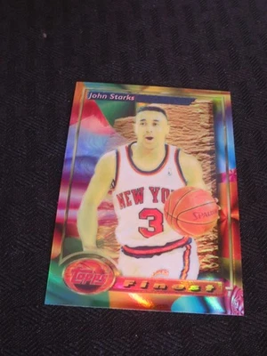 1993-94 Topps Finest Refractor No 194 John Starks New York Knicks - Изображение 1 из 2