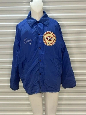 Chaqueta de hockey vintage 1973-74 Anudada Bar Senior A Champs Bojax ropa deportiva M Foto 1 de 4