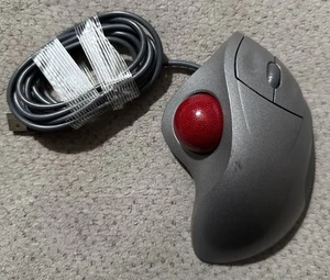 Logitech 804360-1000 TrackMan Wheel Optical Mouse T-BB18 - Picture 1 of 6