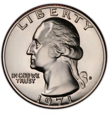 Washington Quarter 1971 S 25C PCGS PR69 - Image 1 of 4