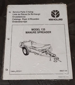 NUEVO MANUAL DE OPERADOR/PROPIETARIO HOLLAND - ESPARCIDOR DE ESTIÉRCOL - MODELO 135 - Imagen 1 de 2