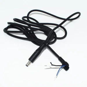 10pc 1.8M/6FT Dell 4.5x3.0mm DC Tip Connector with Power Cord Wire Black for DIY - Picture 1 of 6