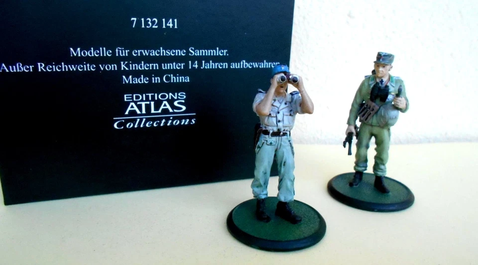 Ensemble De Deux Soldats Seconde Guerre Mondiale ATLAS Échelle 1:32 Cod. 7132141 - Photo 1/1