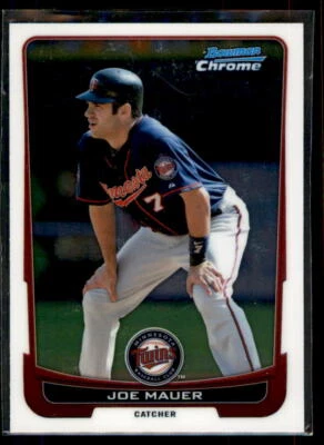 2012 Bowman Chrome  Joe Mauer #170 Minnesota Twins - Image 1 of 2