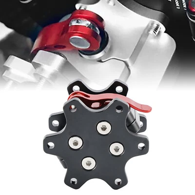 70mm Lenkrad Schnellspanner Nabenadapter für Thrustmaster/Logitech/Simagic Black - Bild 1 von 4