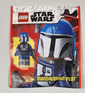 Lego Star Wars Mandalorian Pilot Minifigure Paper Bag 912401 Fleet Commander - Picture 1 of 1