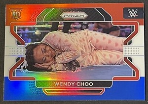2022 Panini Prizm WWE Wendy Choo #86 Red White Blue Prizm