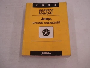 1994 JEEP GRAND CHEROKEE SERVICE MANUAL ORIGINAL SHOP REPAIR BOOK - Picture 1 of 3