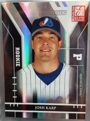 2004 Donruss Elite Extra Edition Josh Karp rookie card /1000 - Image 1 of 2