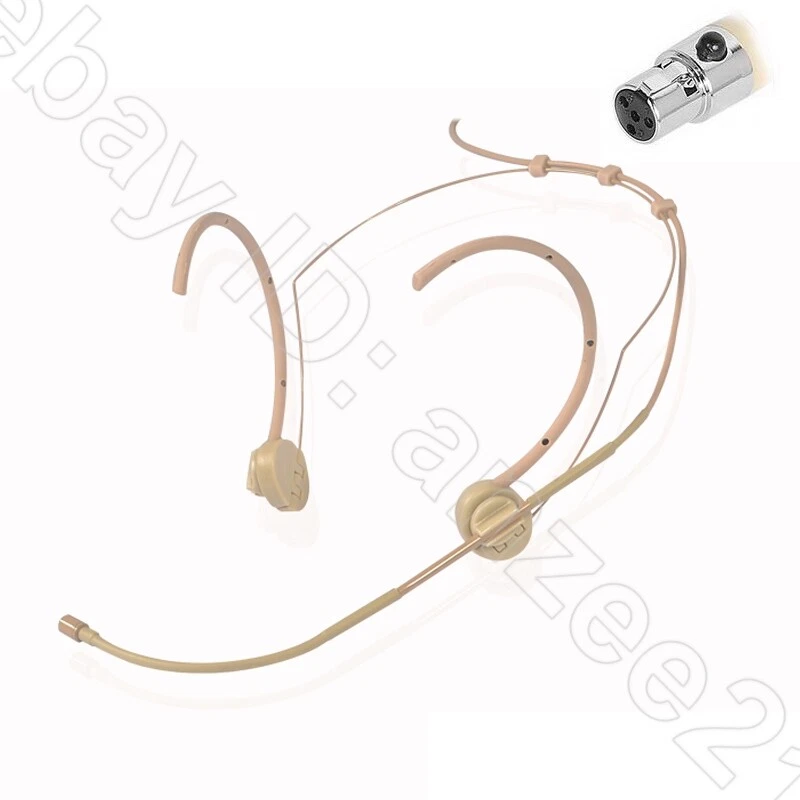  e12 Foldable Head Headset Microphone for Shure wireless TA4F XLR mini ear Hook - Image 1 of 4