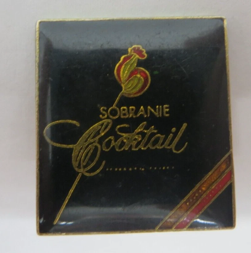 PIN de cigarrillos de cóctel Sobranie vintage coleccionable publicidad de Tobacciana - Foto 1 de 2
