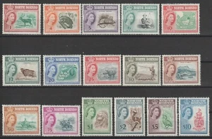 Borneo Norte 1961 SG 391/406 MNH - Imagen 1 de 2