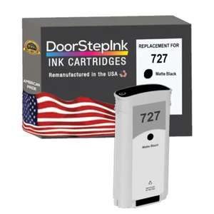 DoorStepInk Compatible Ink Cartridges For HP 727 Matte Black 130mL-USA - Picture 1 of 6