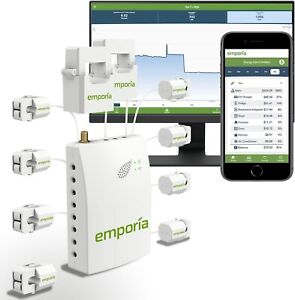 emporia smart home energy monitor  with 8 50A Circuit Level Sensors Gen 2 VUE