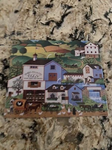 Charles Wysocki VIRGINIA’S NEST  Print Tin Sign 1980  Wall Decor 8x6 1/2” VTG - Picture 1 of 2