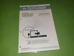 Ferguson T 4000 Series Video Recorder VCR Service Manual *New And Sealed* - Picture 1 of 2
