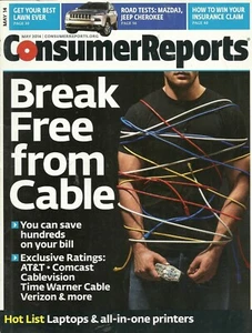 CONSUMER REPORTS - MAY 2014 - SAVE ON TV, PHONE & INTERNET SERVICE - INSURANCE - Picture 1 of 1