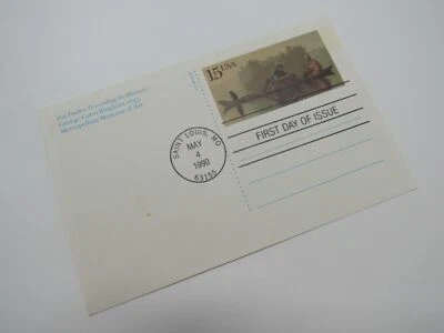 USPS Scott UX147 15c Fur Traders Descending The Missouri First Day of Issue - Image 1 of 4