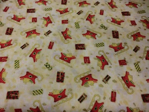 TESSUTI 100% COT TESSUTO AMERICANO 50x110 PATCHWORK CUCITO CREATIVO HOBBY NATALE - Picture 1 of 1