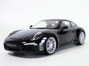 PORSCHE 911 - 991 CARRERA S noir 1/18 - Imagen 1 de 5