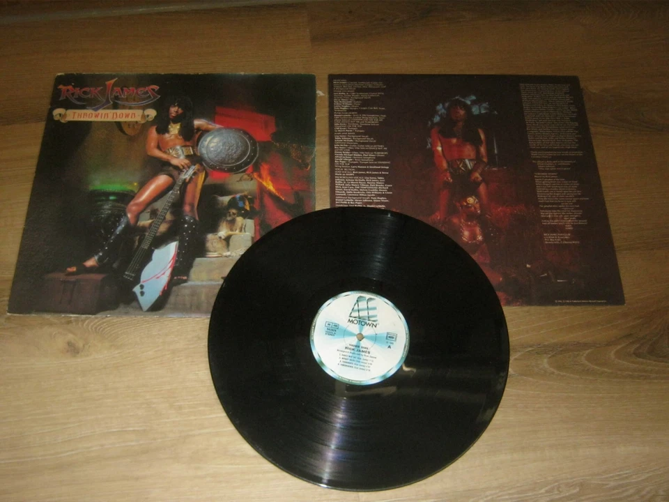 Rick James-Throwin Down1982LP542024FRANCE-Vinyl gut plus-Cover gut Rarität - Bild 1 von 1
